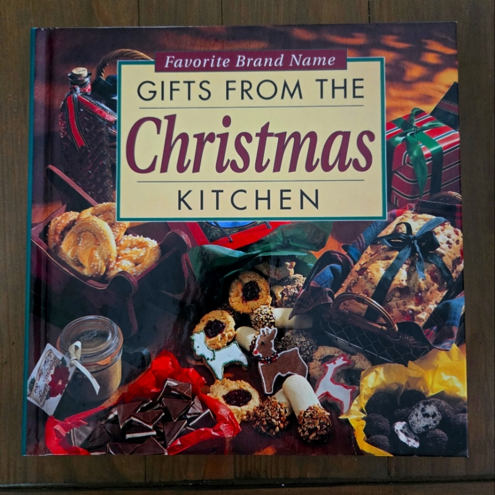 Vintage Hardcover Christmas Kitchen Cookbook
